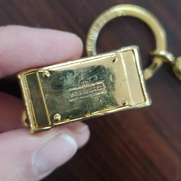 Henri Bendel striped Speedy satchel key fob - Picture 5 of 9